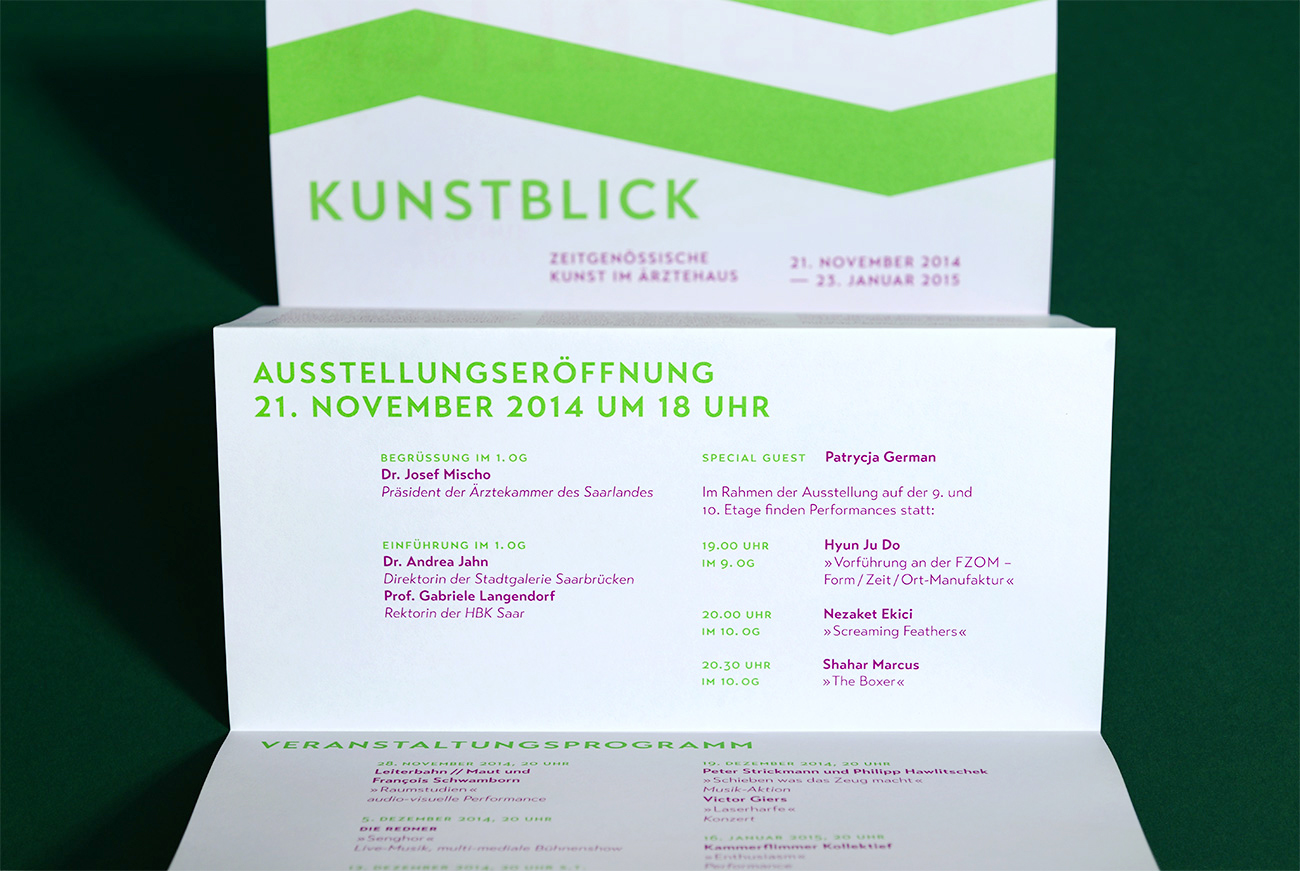 Kunstblick Erscheinungsbild Ausstellung