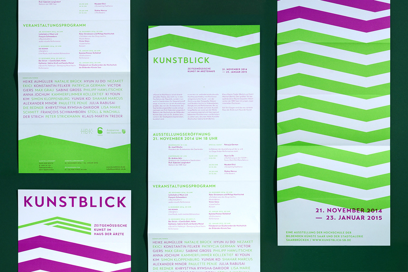 Kunstblick Erscheinungsbild Ausstellung